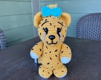 Geparden Häkelanleitung | Amigurumi Stofftier | Dschungeltier häkeln | Gefüllte Geparden-Muster | Gehäkeltes Plüschtier zum Selbermachen |Digital Download