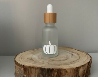30 mL dropper bottle with pumpkin