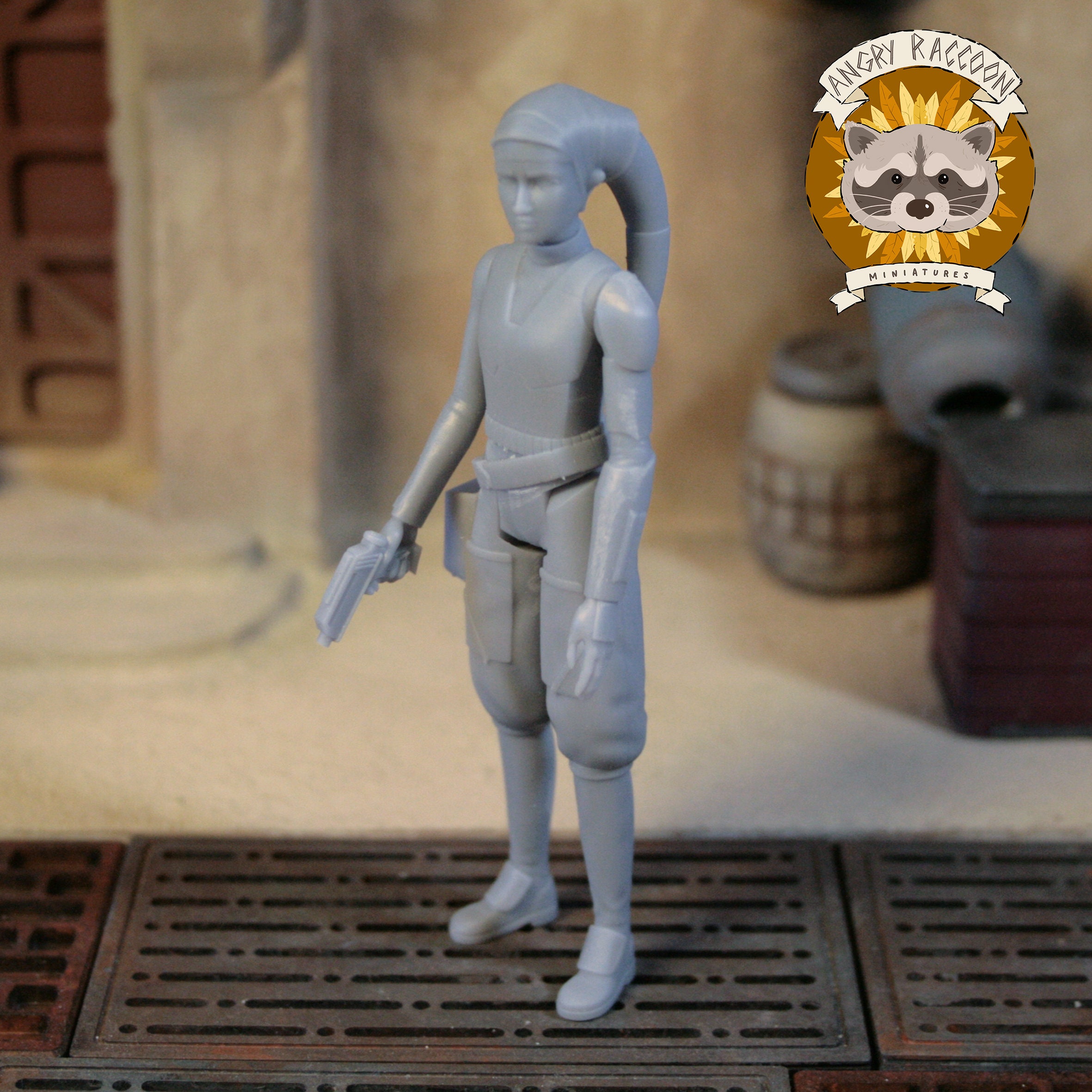 Numa 3.75インチ 3Dプリント樹脂製アクションフィギュア、未塗装・未 