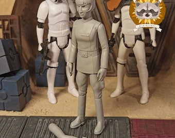 TT-8L (jabba's Gatekeeper Droid) 3.75 Scale - 3D Printed Model Kit