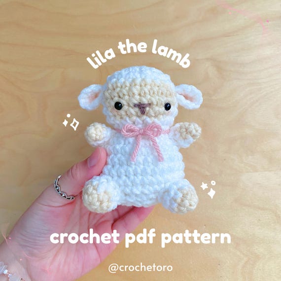 Handmade Lambs Crocheted