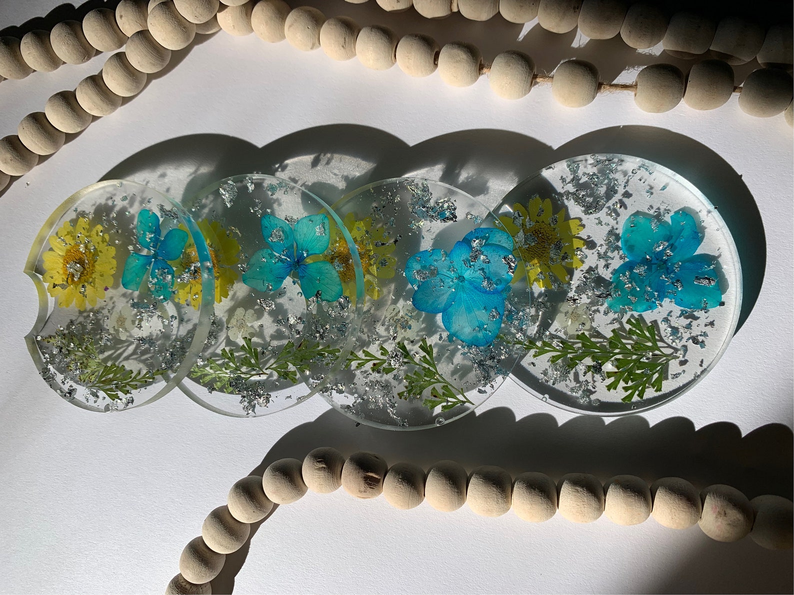 Custom Resin Car Coaster Set Car Accessories Resin Car Etsy