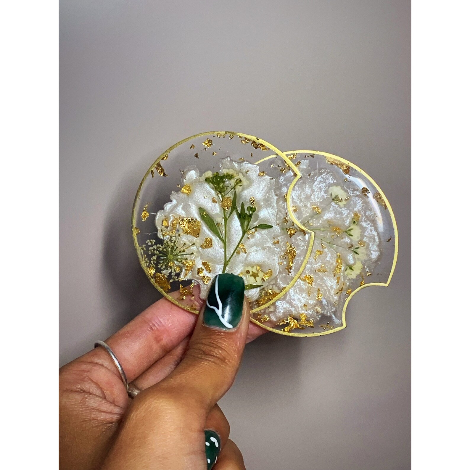 Custom Resin Car Coaster Set Car Accessories Resin Car Etsy