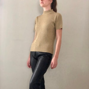 Golden Weave Turtleneck