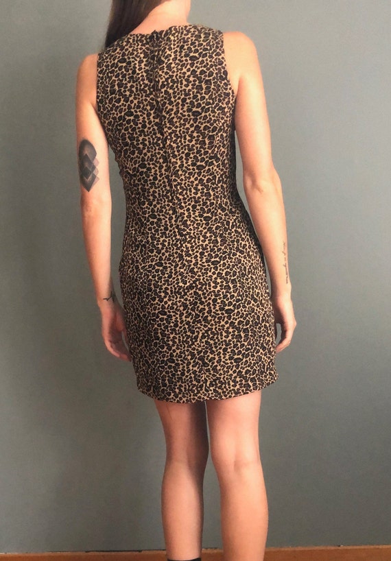 Leopard Print Shift Dress