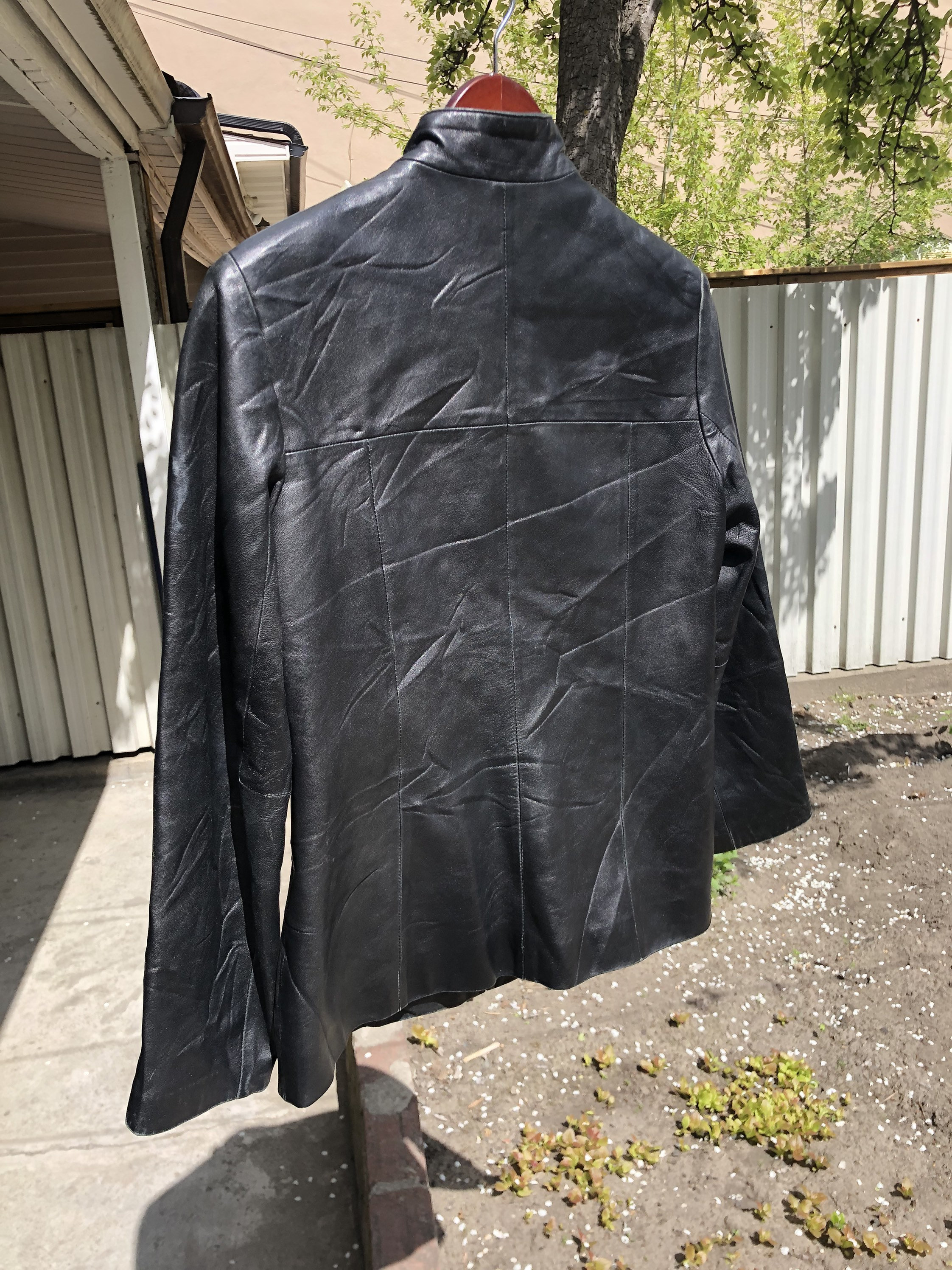 vintage short leather jacket a2 g1 短丈 本革