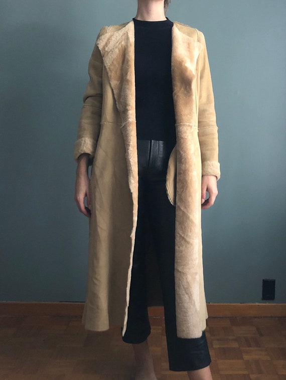 Anne Klein Shearling Coat