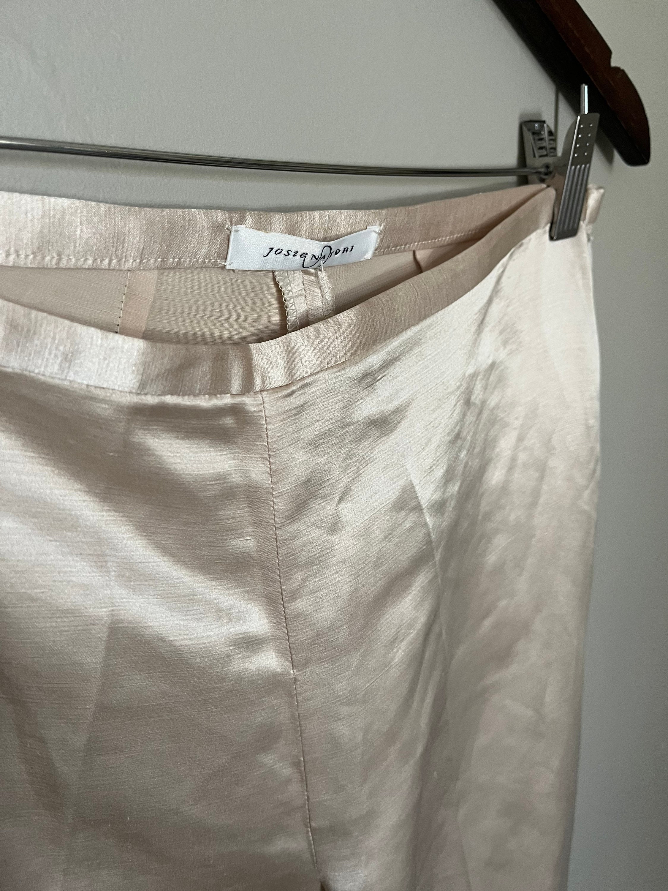 Cream evening trousers cheap