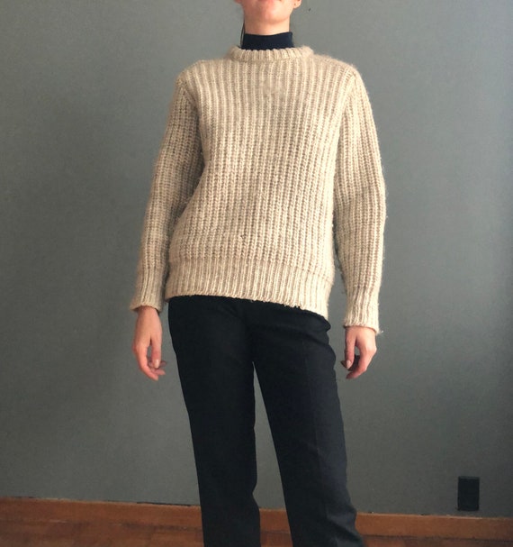 Oatmeal Wool Sweater