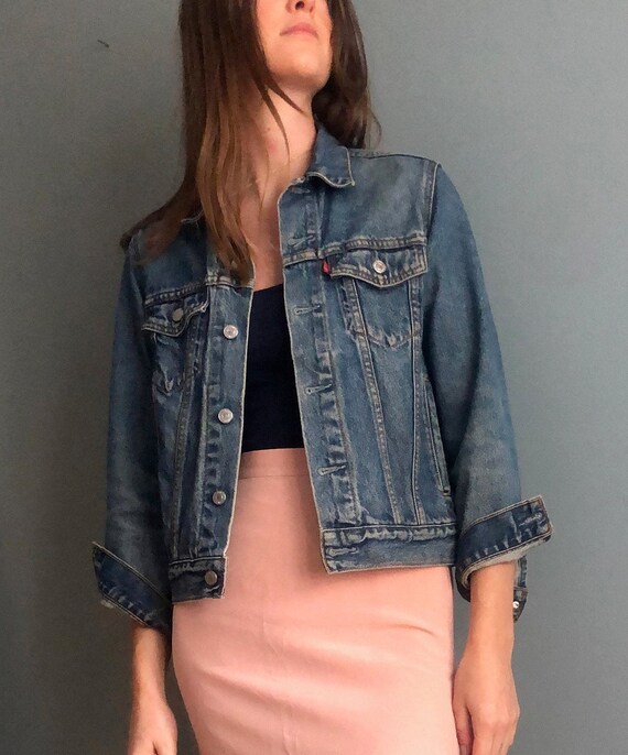 Levis Denim Jacket Cropped