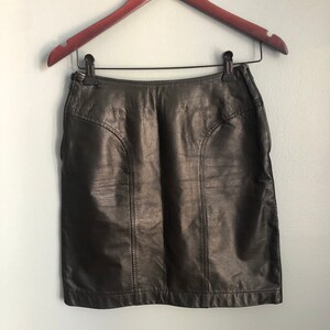 Slim Leather Pencil Skirt - Etsy Canada