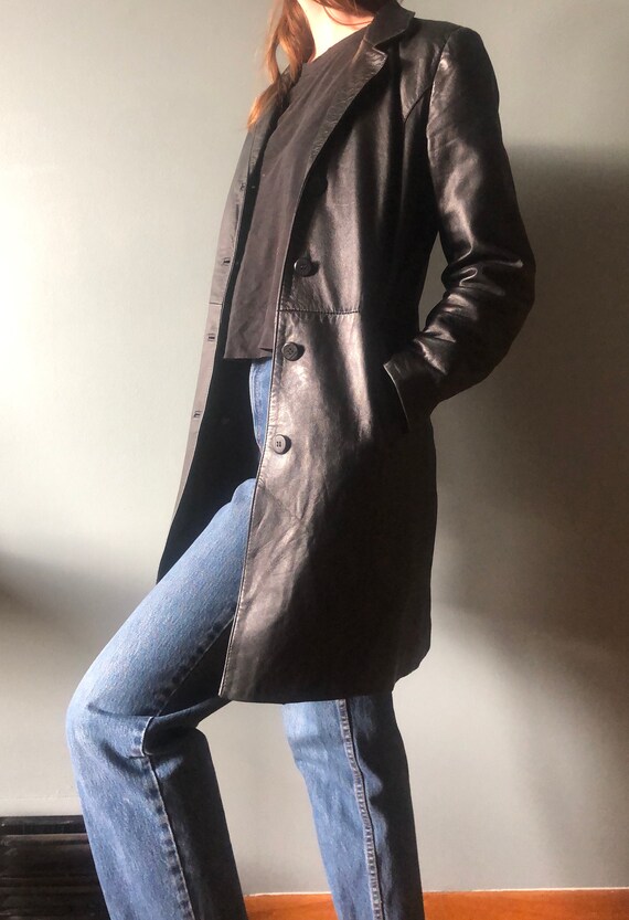 Iconic Leather Trench