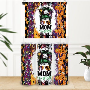 Momster | halloween tumbler | ghosts | 20oz skinny tumbler with lid and straw