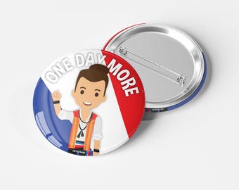 Enjolras - Les Miserables - 32mm Button Badge - Musical | Broadway | West End | accessory | Metal badge |
