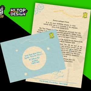 Wicked - Carta de invitación personalizada / Regalo temático musical / Broadway