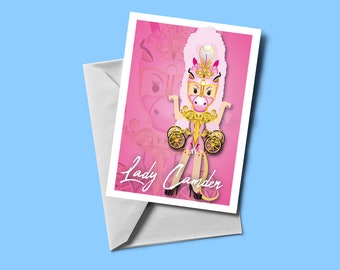 Lady Camden Greetings Card (blank inside) | Drag Race themed card | Includes Envelope | Ru Pauls | Drag Queen
