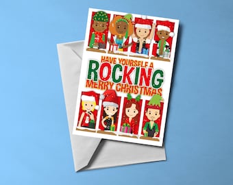 Bat Out Of Hell Christmas Card (blank inside) | Musical themed card | Includes Envelope