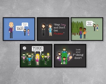 Mis citas favoritas sobre asesinatos - Podcast SSDGM ilustraciones fan art impresiones dibujos animados Karen Kilgariff Georgia Hardstark murderinos
