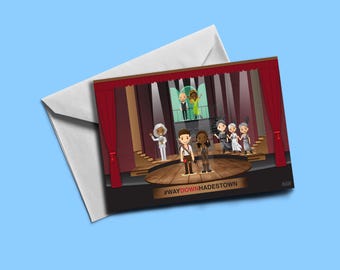 Hadestown the Musical themed Greetings Card (blank inside) | Musical themed card | Includes Envelope