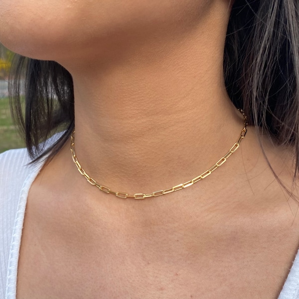 Paper Clip Necklace - Etsy