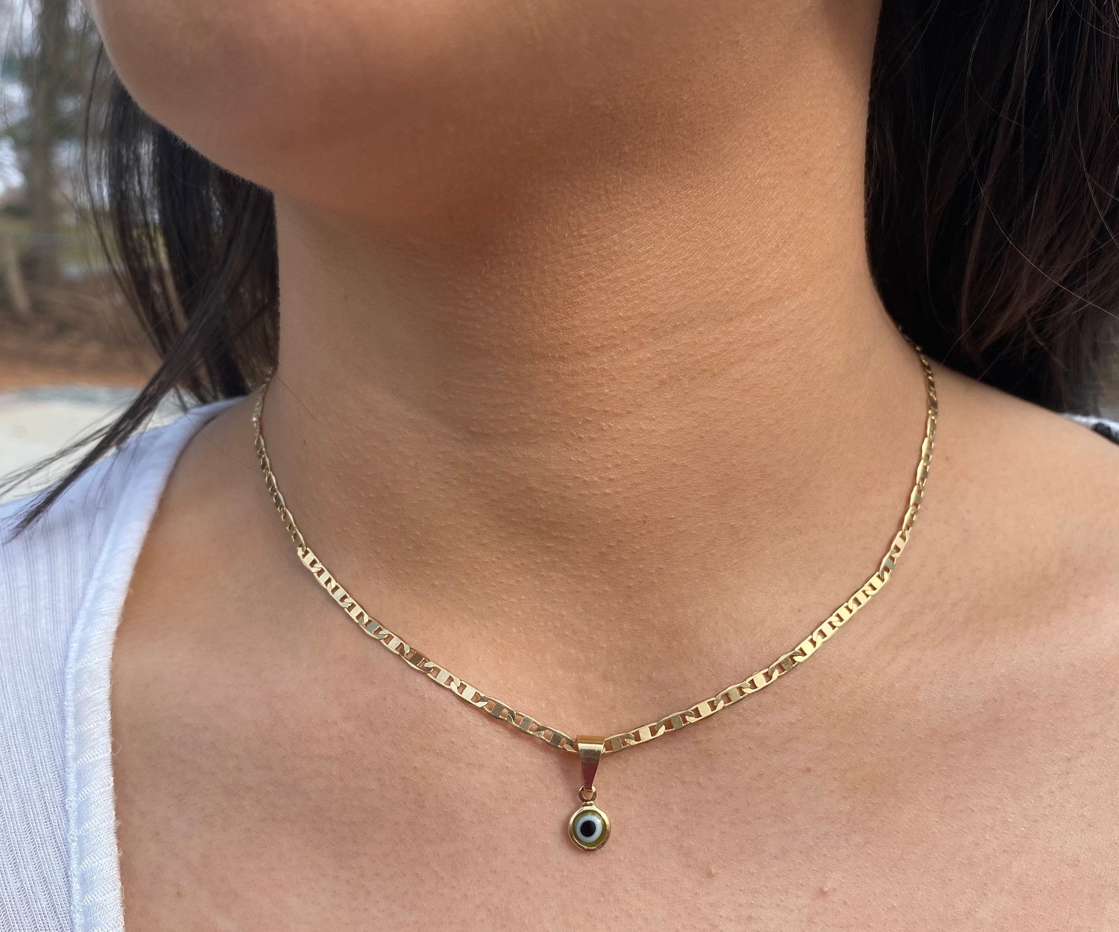 Celestial Eye 18K Gold Evil Eye Necklace