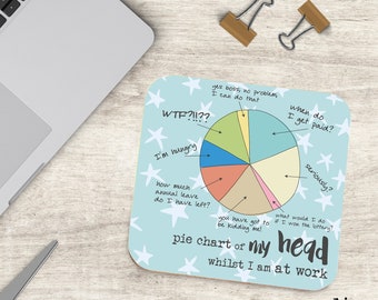 Work Coaster (COA119) - Funny Work Gift - Work Present - Friend Gift