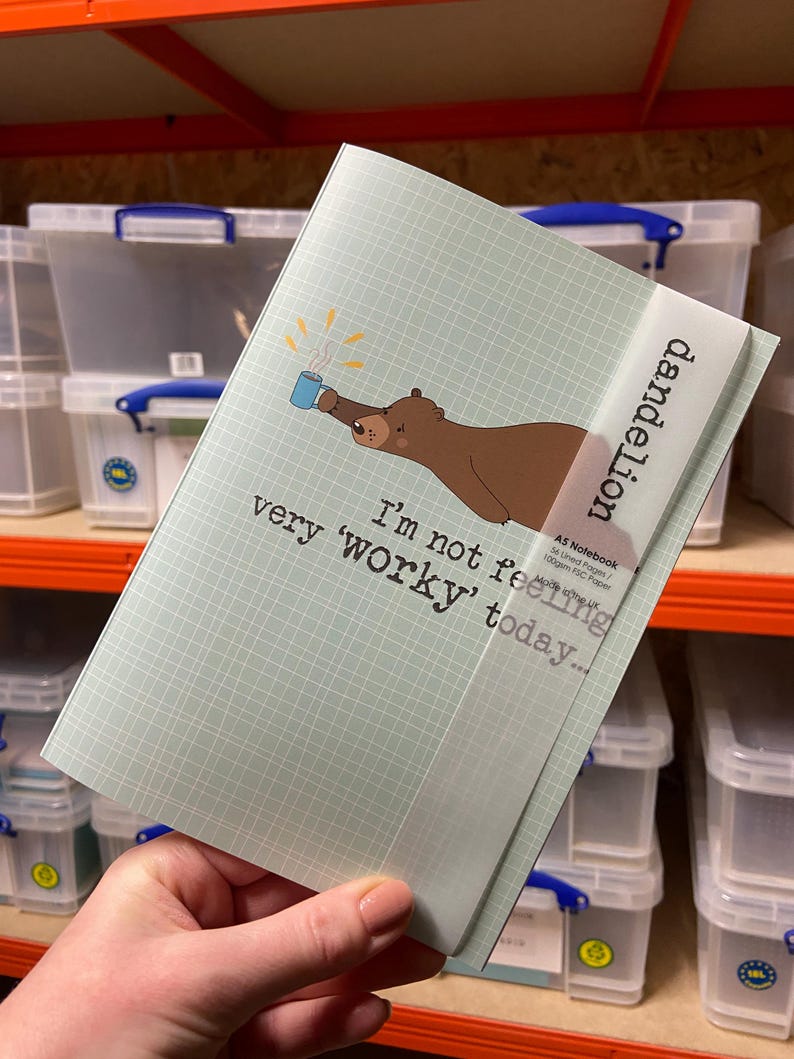 Work Humour Notebook (A54902) A5 lined notebook - Sarcastic Gift for Coworker - Work notebook image 5