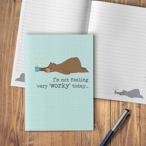 Work Humour Notebook (A54902) A5 lined notebook - Sarcastic Gift for Coworker - Work notebook