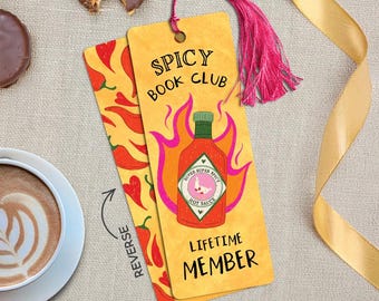 Spicy Bookmark (BKM407-P) Smut reader gift - Book Lover - Smut Book - Spicy bookmark - Spicy Romance Book Lover - Romance Reader