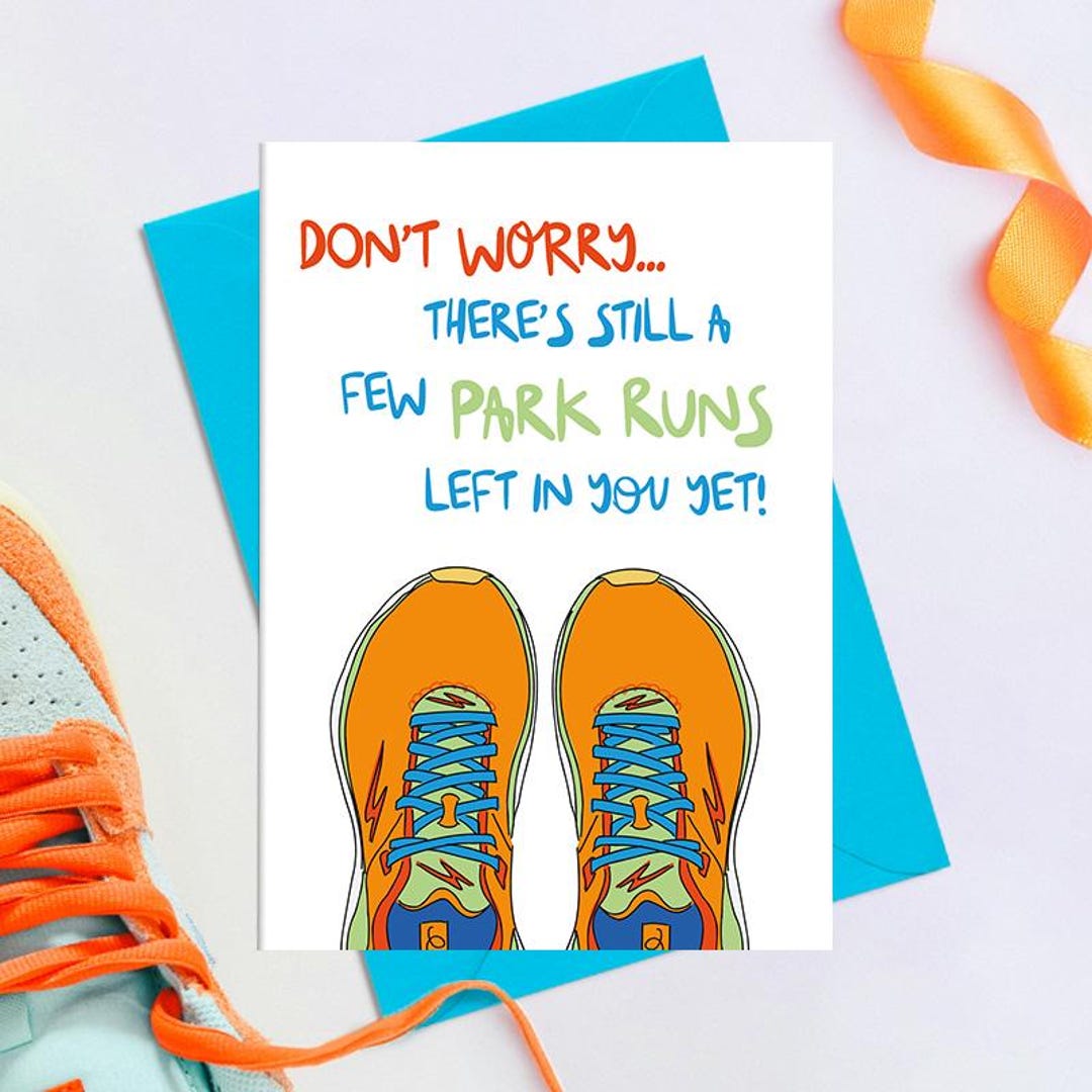 Park Run Birthday Card (MS3718) Card for Runner - Funny Running Card ...