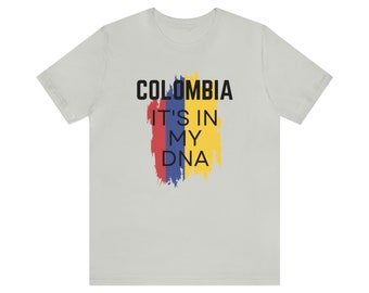 Colombia DNA Unisex T-shirt, Colombian Pride