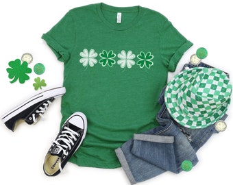 4 Leaf Clovers, Shamrock shirt, Irish Gifts, Clover Shirt, Lucky Shirt, St Patricks Day shirt, St Patty's Day