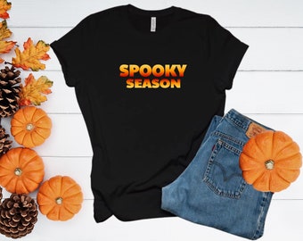 Spooky Season Halloween Unisex T-shirt, Sunset Design