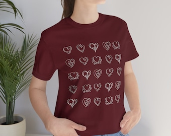 Heart shirt, Lots of Hearts, Valentine Day shirt, Teacher Valentine, Valentine shirt, Valentines Day Shirt, Valentines Day gift, Love shirt