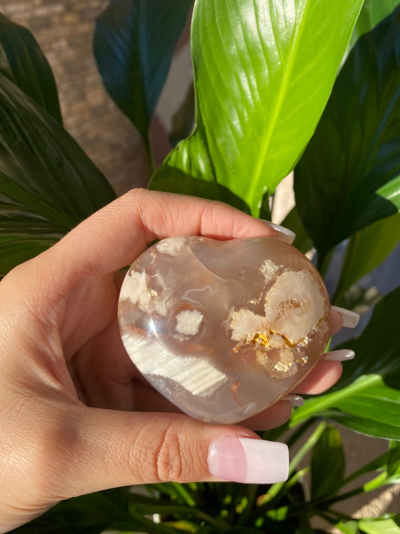 Flower Agate Crystal Towers Chakra Healing Crystal Madagascar Spiritual Gemstone Natural Cherry Blossom Agate Point Flower Agate