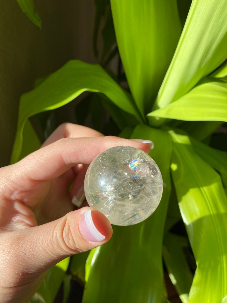 Crystal Ball Crystal Quartz Quartz Mothers Day Gift Cracked Clear Quartz Sphere Quartz Sphere AAA Clear Quartz Clear Quartz Crystal