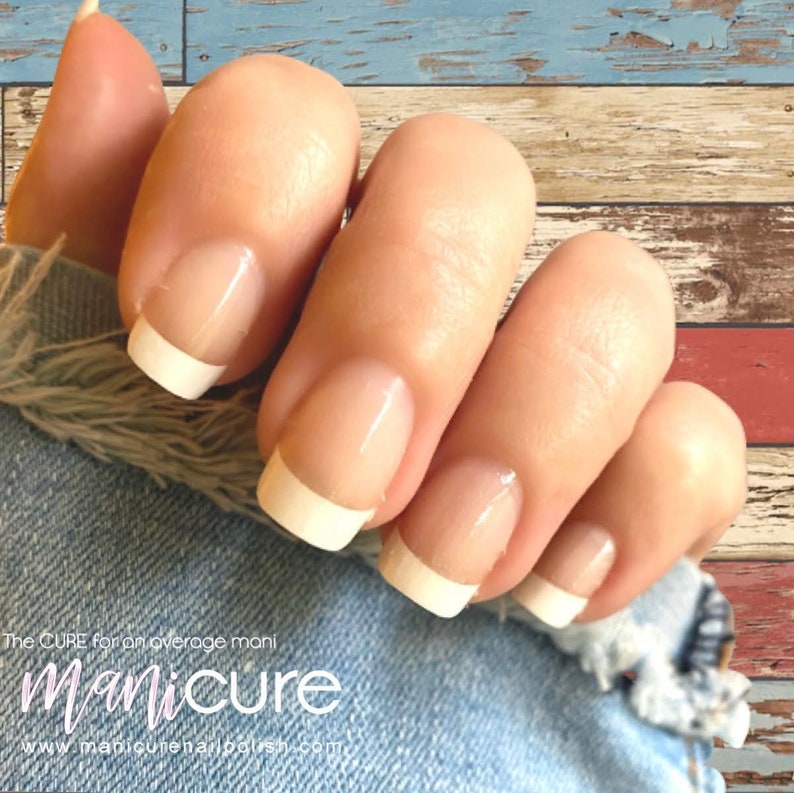 French Mani Classic Design Manicure Real Nail Polish Strips - Etsy Ireland French Mani Classic Design Manicure Real Nail Polish Strips - Etsy Ireland