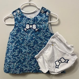 Liberty of London Baby Girl&#39;s Jumper with Matching Bloomers - 12 month