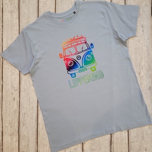Lippekind Regenbogen Bulli - Men&#39;s T-Shirt (Organic Cotton)
