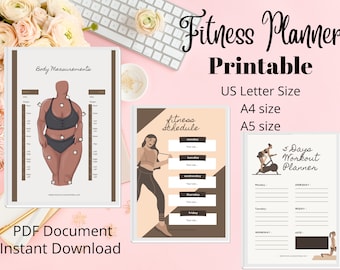 Planificador de fitness, seguimiento de pérdida de peso y entrenamiento (descarga en PDF)