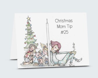 Funny Mom Christmas Card – Holiday Sanity Humor