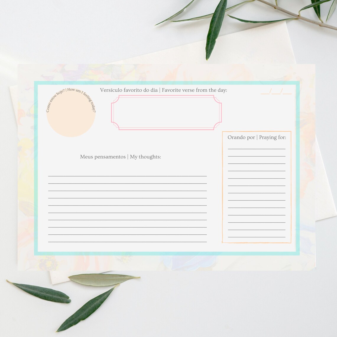 Printable Devotional Journal Christian Digital Journal | Etsy