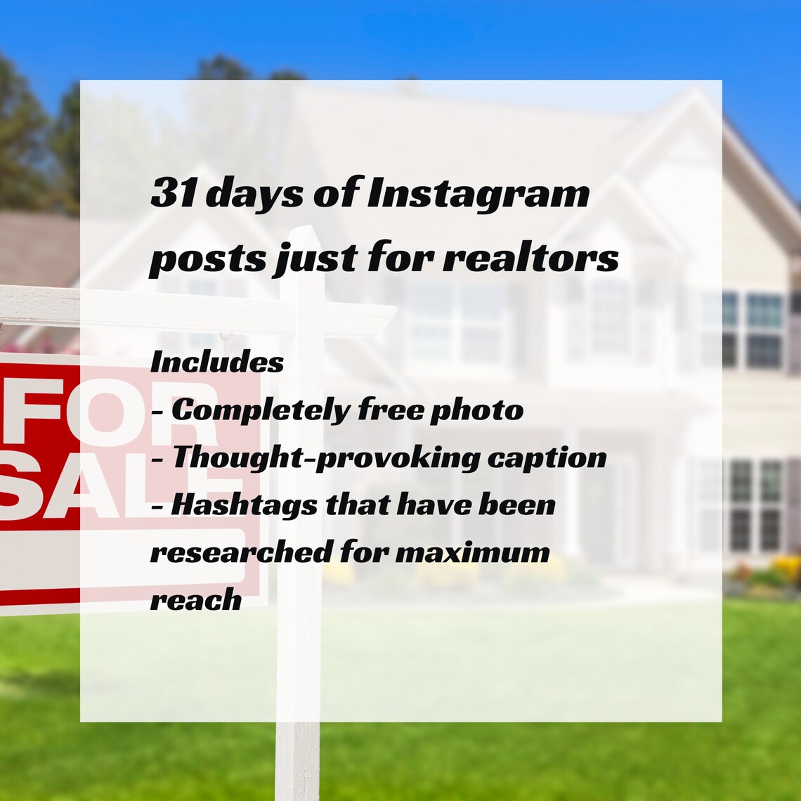 Instagram Posts for Realtors 31 Photos Captions Hashtags Etsy