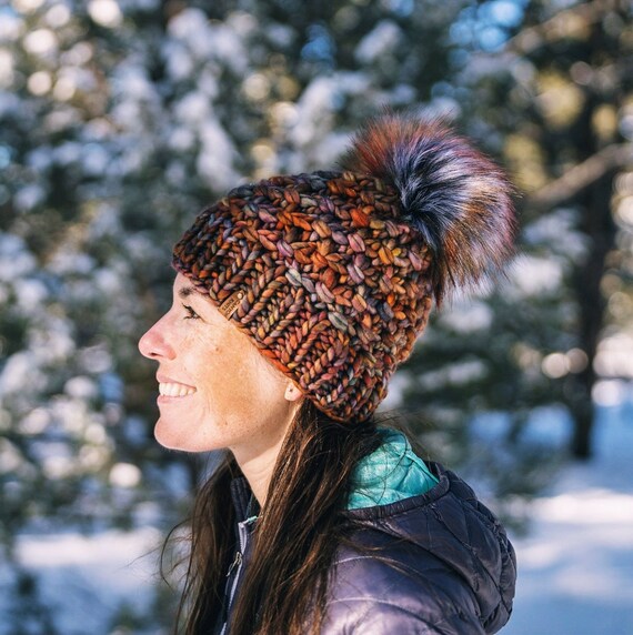 Quality Merino Wool Hand Knit Hat Soft 