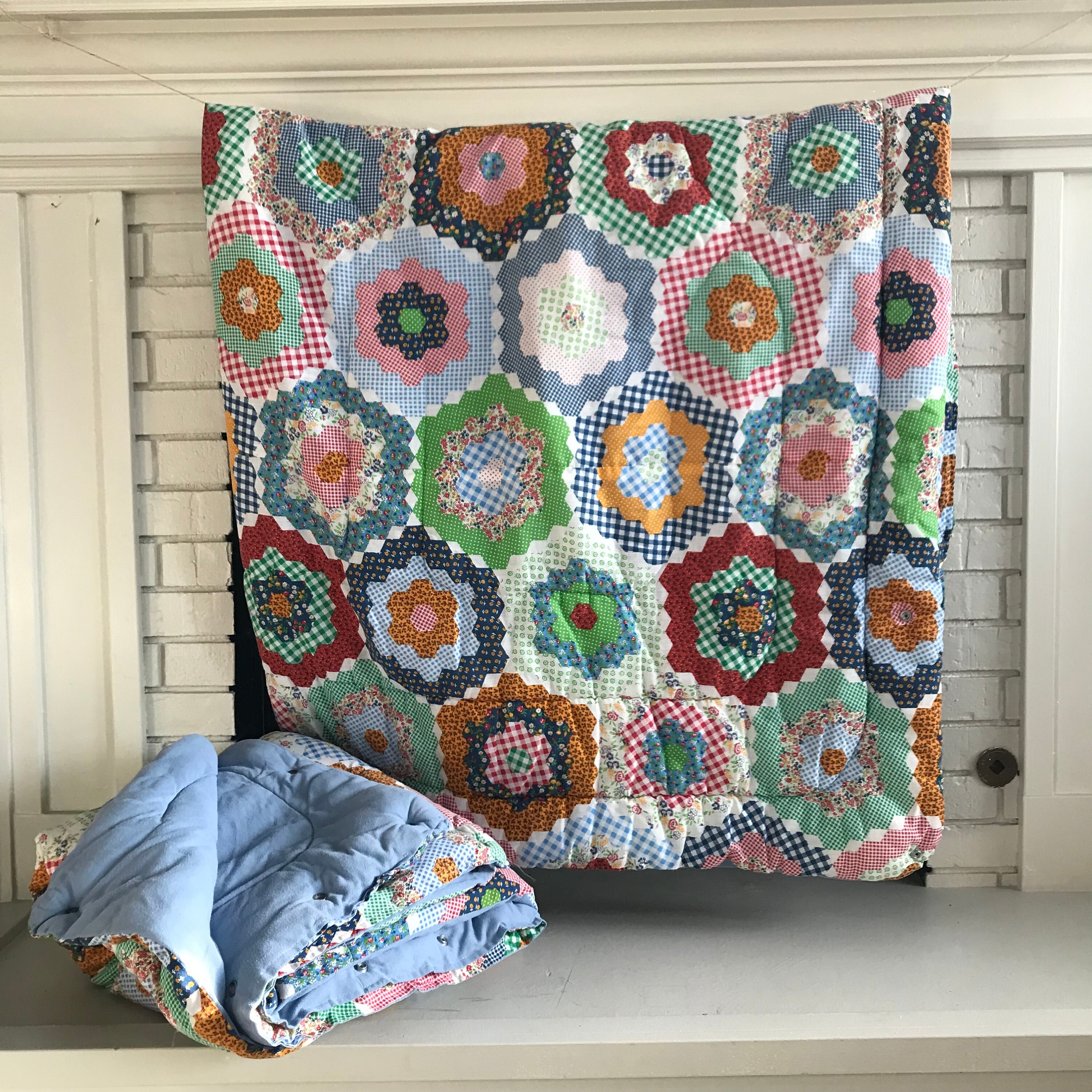 Set of Vintage Patchwork Sleeping Bags Etsy