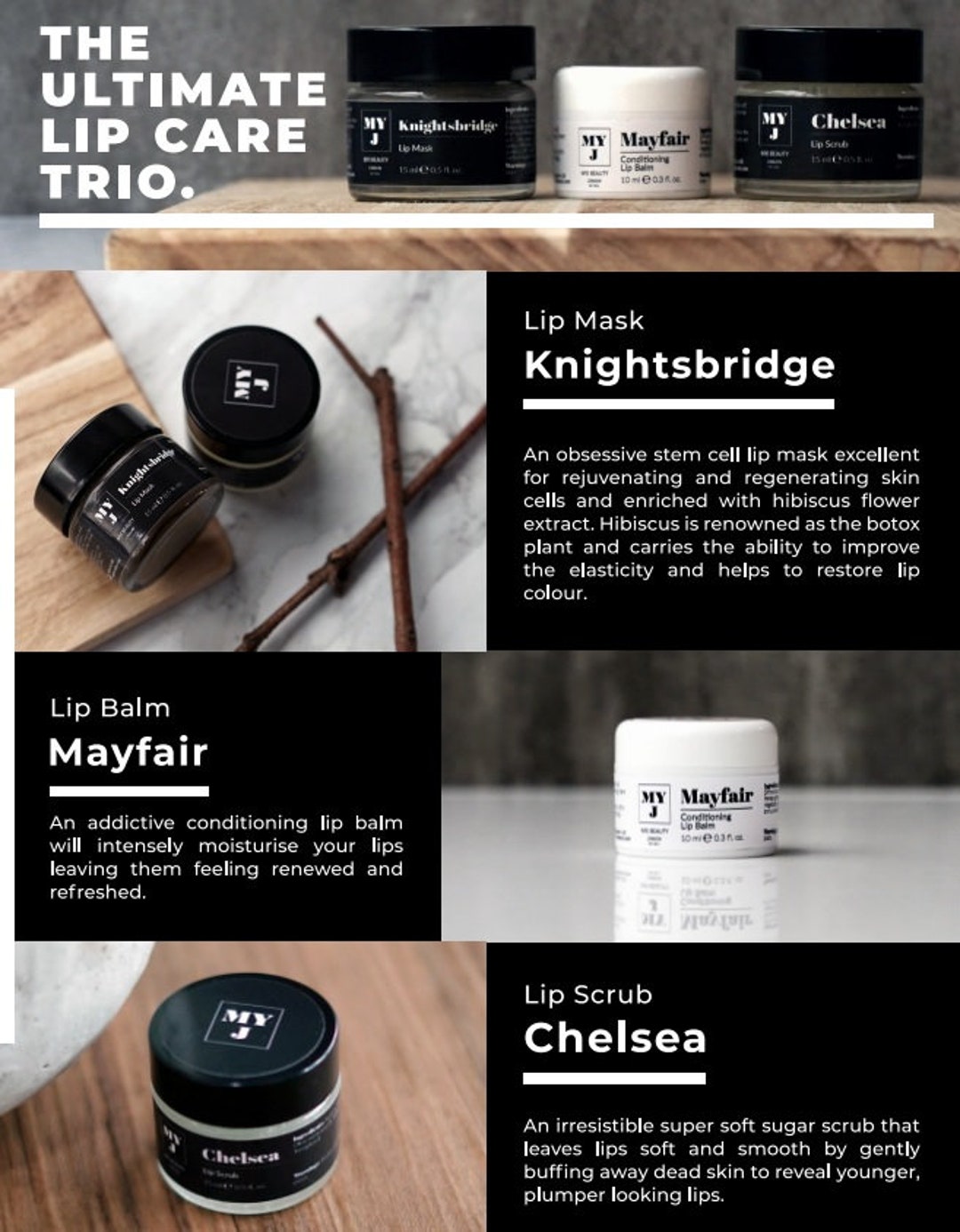 The Ultimate Lip Care Trio Etsy