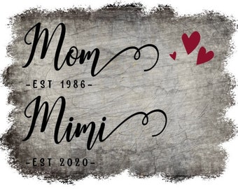 Download Mom Established Svg Etsy
