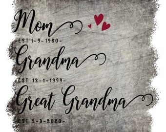 Download Great Grandma Svg Etsy