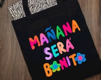 Torba materiałowa Mañana Sera Bonito | Bichota |Karol G Torba | Merch Karola G. | Prezenty Karola G