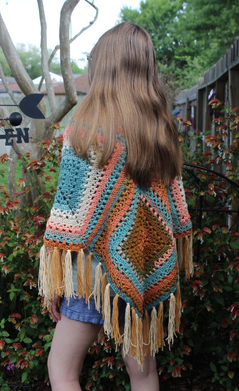 Crochet Swimsuit Coverup Poncho Summer Shawl Beach Boho Etsy